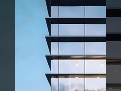 होटल पारदर्शी ग्लास पर्दा दीवार निर्माण सामग्री 6 मिमी-19 मिमी मोटाई